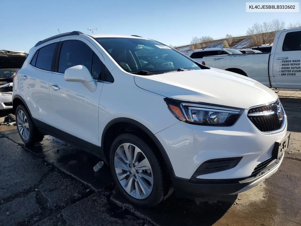 2020 Buick Encore Preferred VIN: KL4CJESB8LB332602 Lot: 78696154