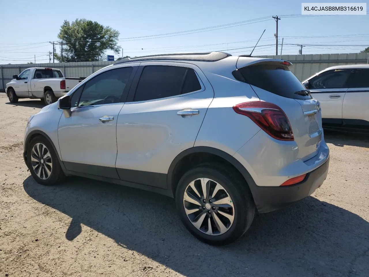 KL4CJASB8MB316619 2021 Buick Encore Preferred