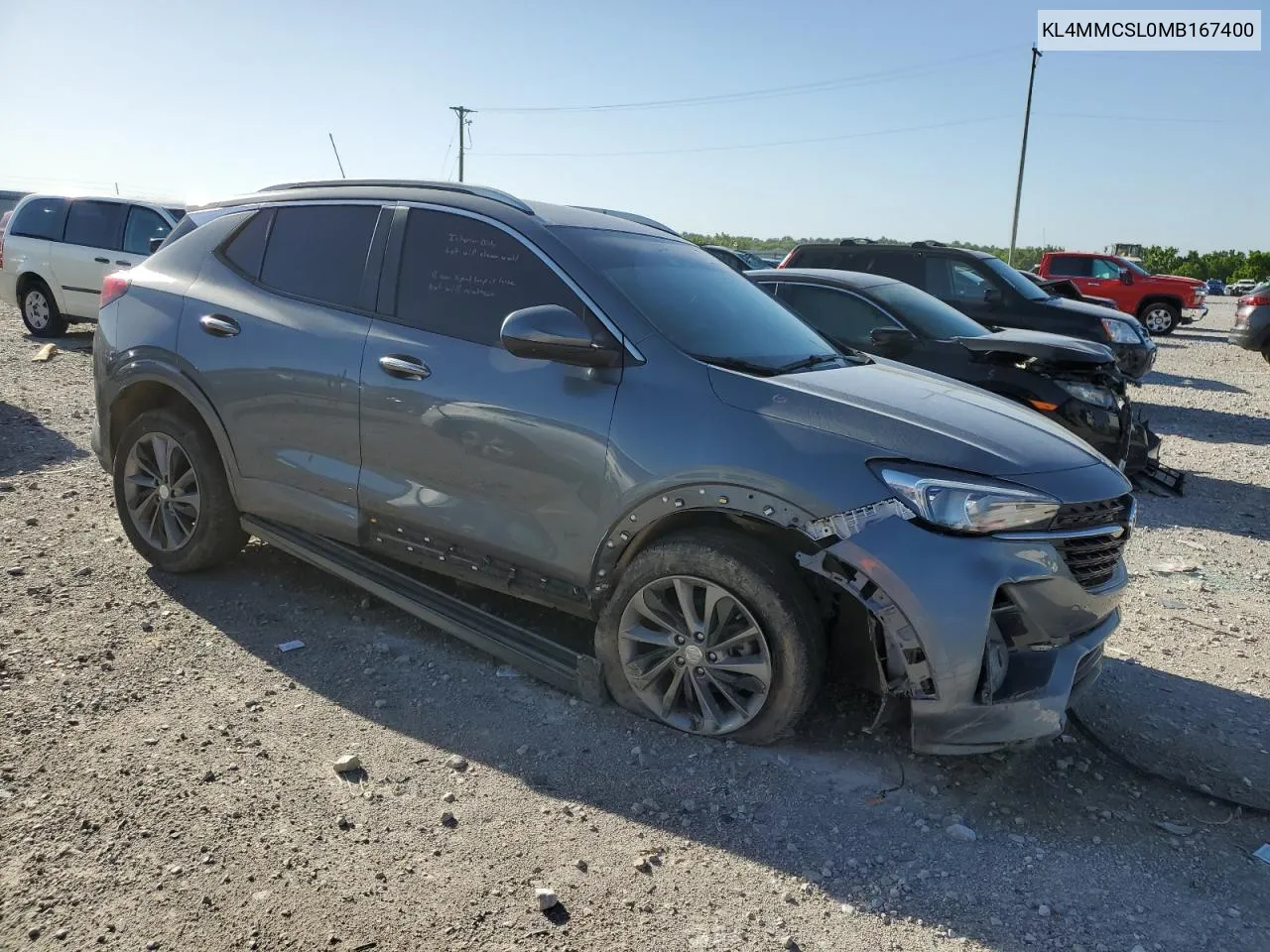 2021 Buick Encore Gx Preferred VIN: KL4MMCSL0MB167400 Lot: 57850454