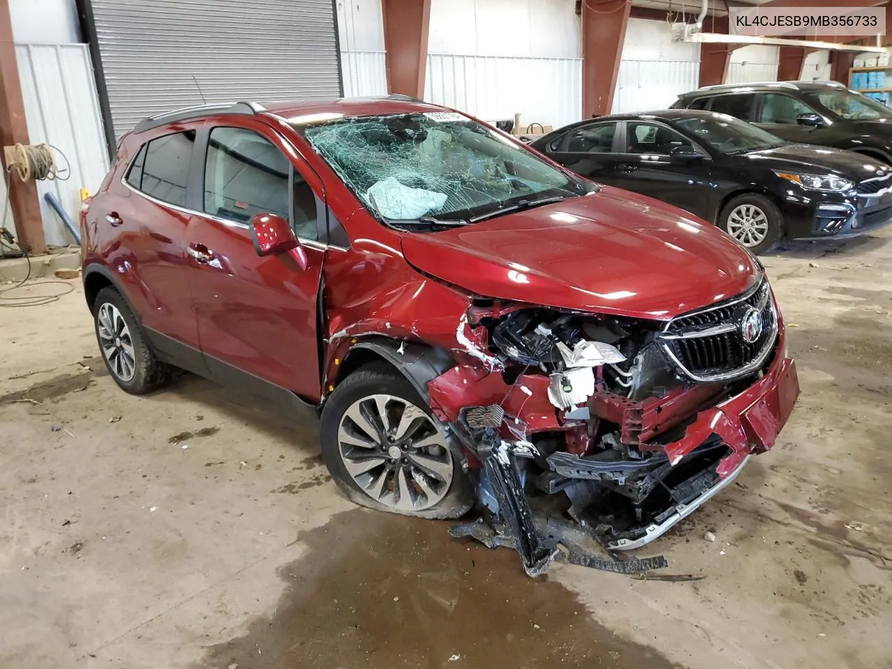 2021 Buick Encore Preferred VIN: KL4CJESB9MB356733 Lot: 59851784