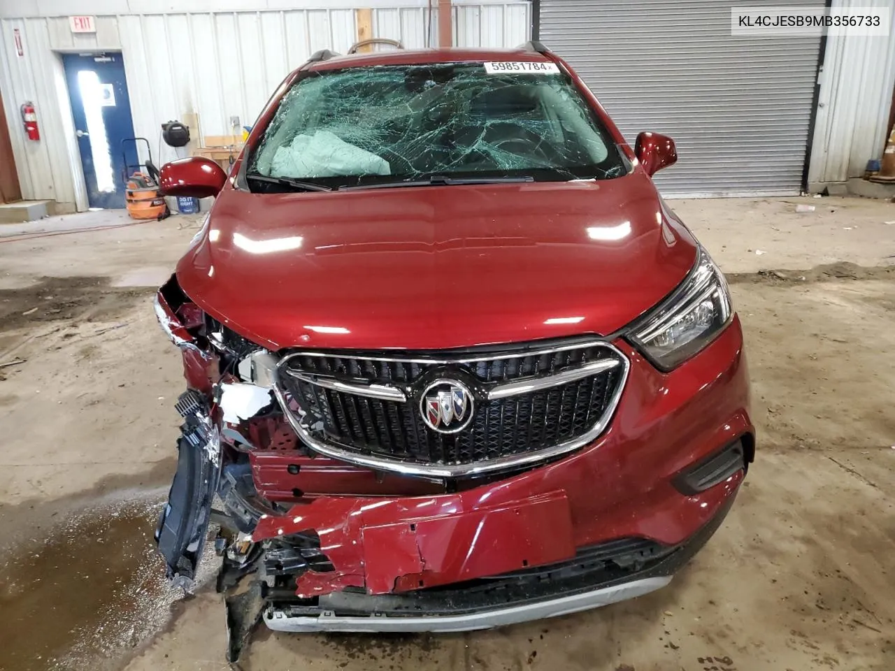 2021 Buick Encore Preferred VIN: KL4CJESB9MB356733 Lot: 59851784