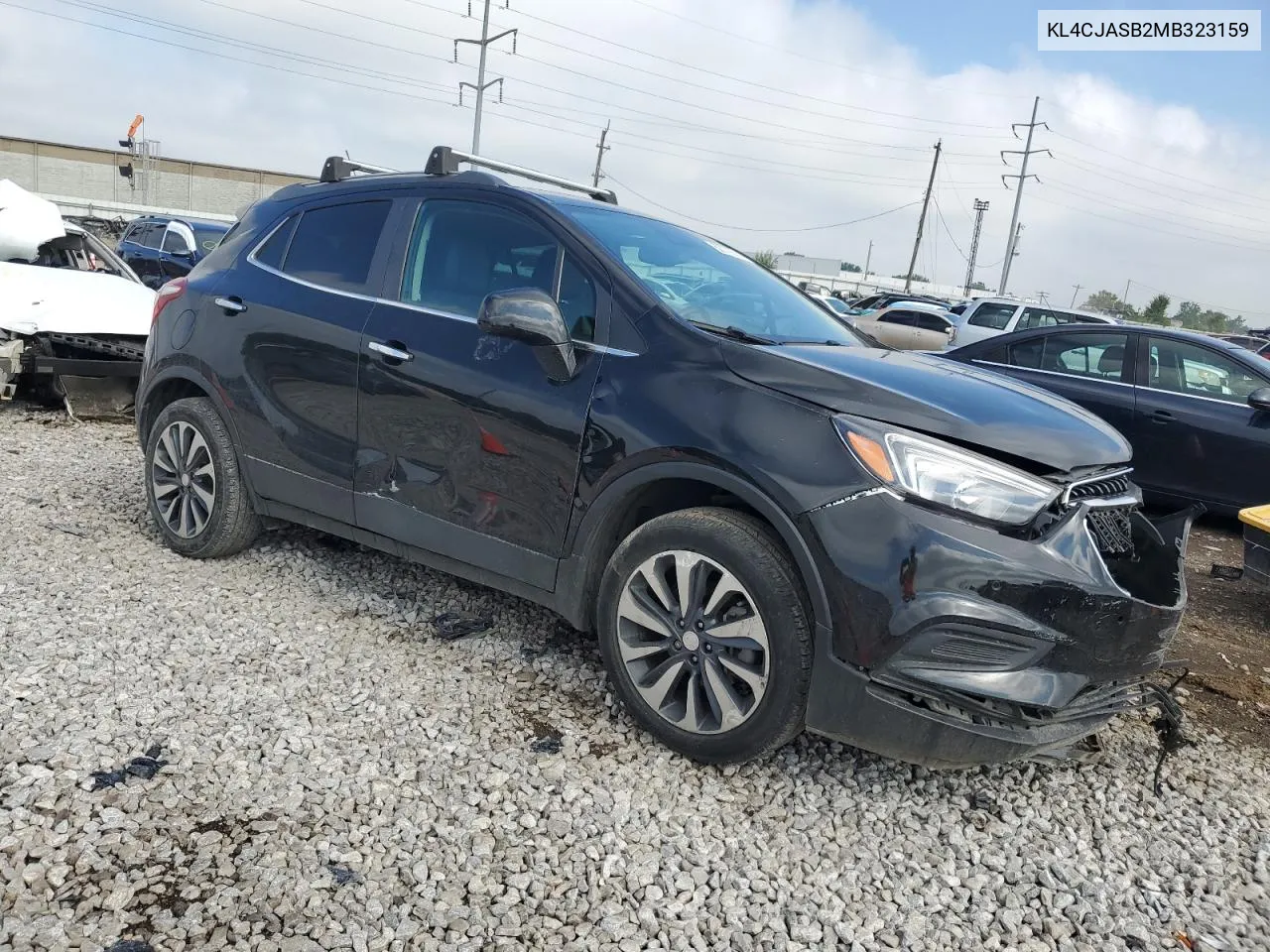 2021 Buick Encore Preferred VIN: KL4CJASB2MB323159 Lot: 60778614