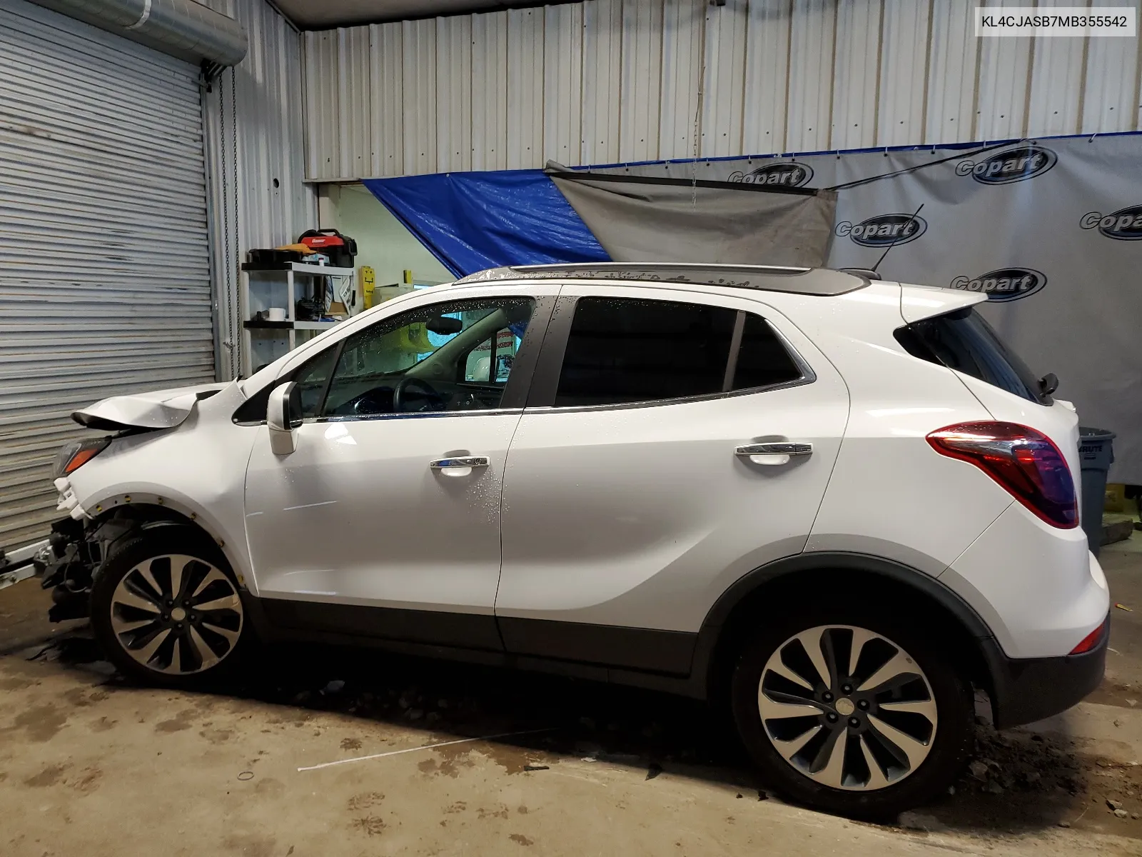 2021 Buick Encore Preferred VIN: KL4CJASB7MB355542 Lot: 65965174