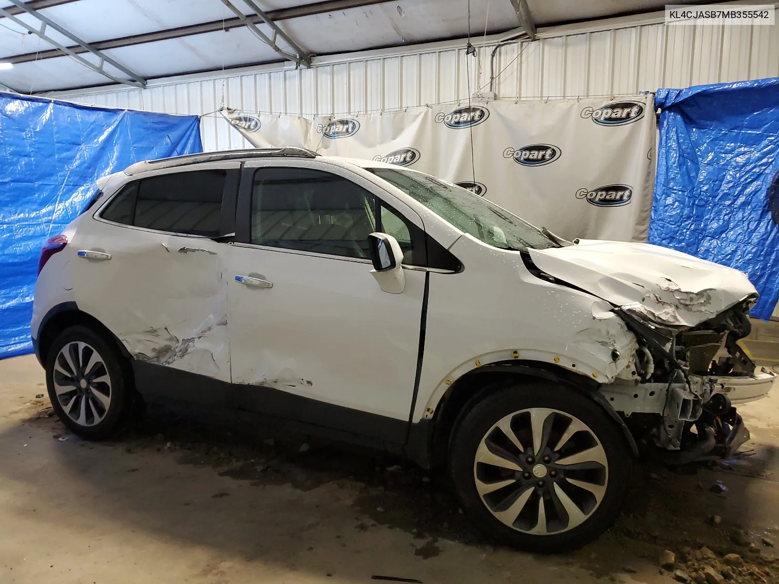 2021 Buick Encore Preferred VIN: KL4CJASB7MB355542 Lot: 65965174