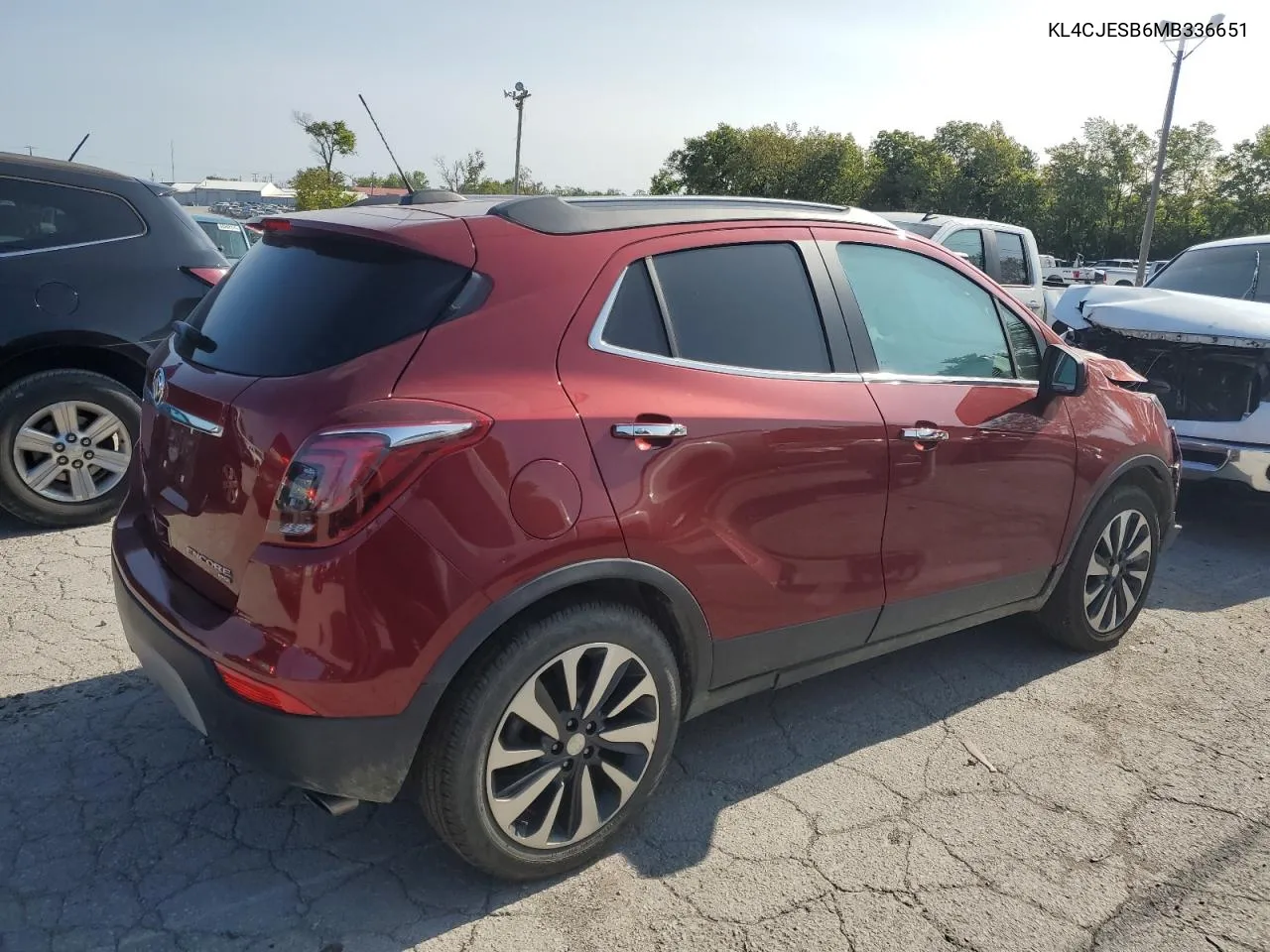 2021 Buick Encore Preferred VIN: KL4CJESB6MB336651 Lot: 68022464