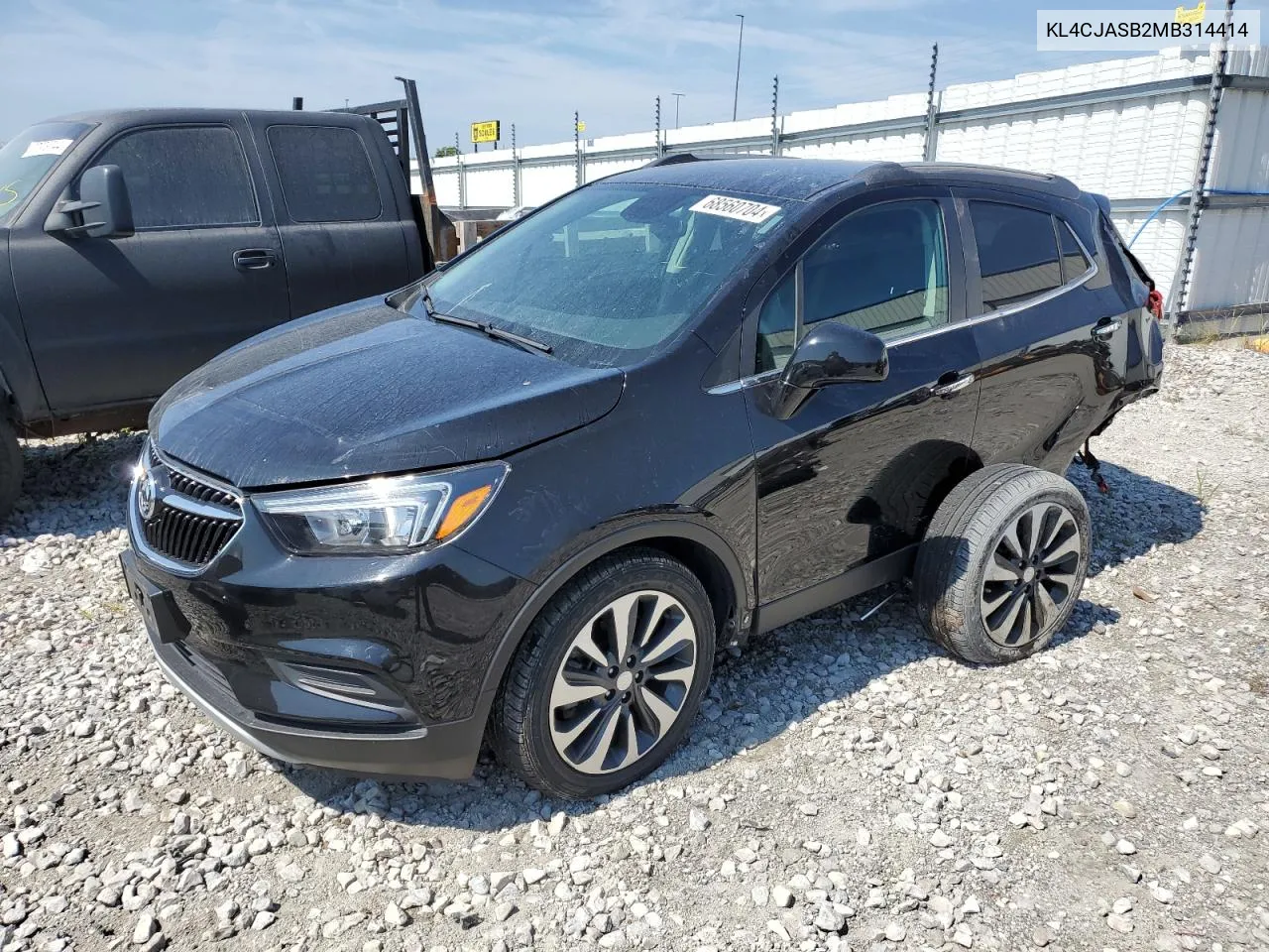 2021 Buick Encore Preferred VIN: KL4CJASB2MB314414 Lot: 68560704