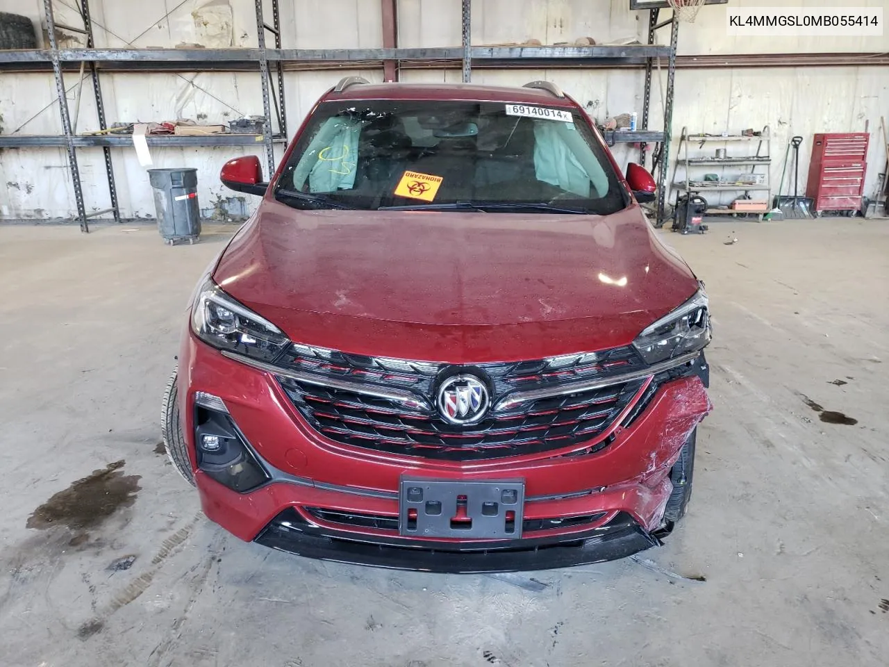 2021 Buick Encore Gx Essence VIN: KL4MMGSL0MB055414 Lot: 69140014