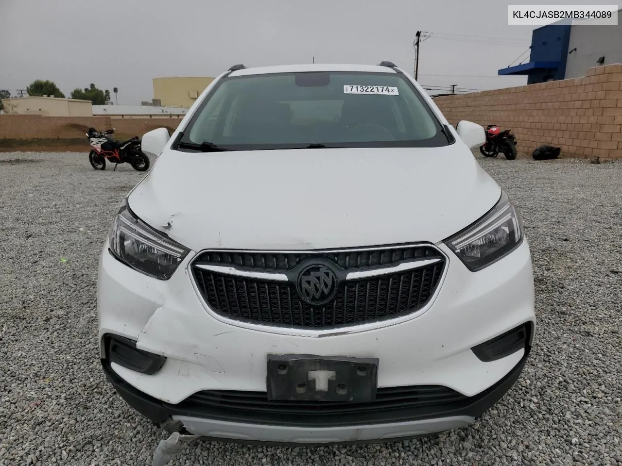 2021 Buick Encore Preferred VIN: KL4CJASB2MB344089 Lot: 71322174