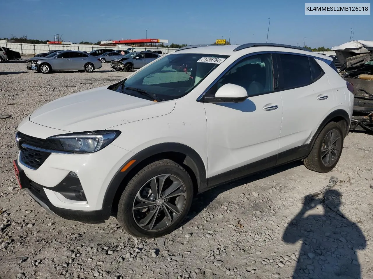 2021 Buick Encore Gx Select VIN: KL4MMESL2MB126018 Lot: 71465794