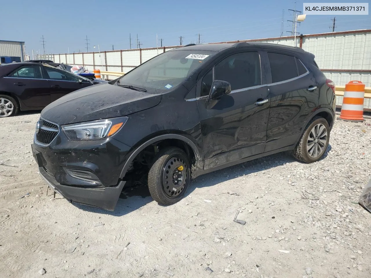 2021 Buick Encore Preferred VIN: KL4CJESM8MB371371 Lot: 74545104