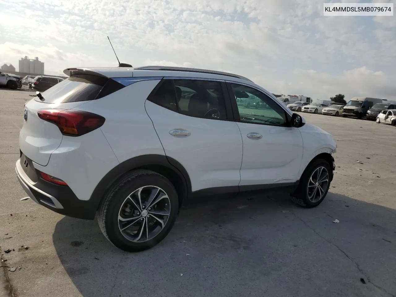 2021 Buick Encore Gx Select VIN: KL4MMDSL5MB079674 Lot: 74602594