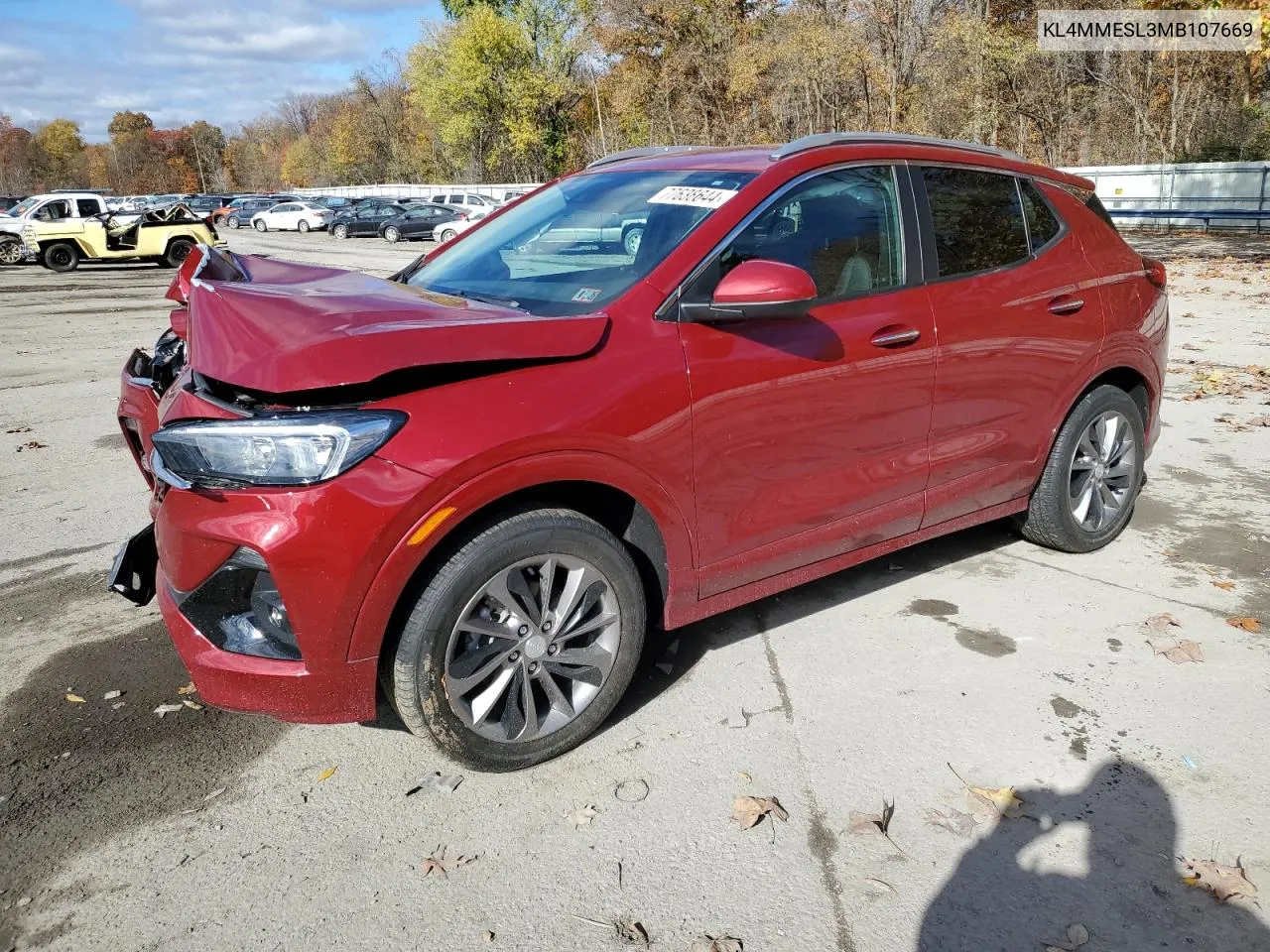 2021 Buick Encore Gx Select VIN: KL4MMESL3MB107669 Lot: 77638644