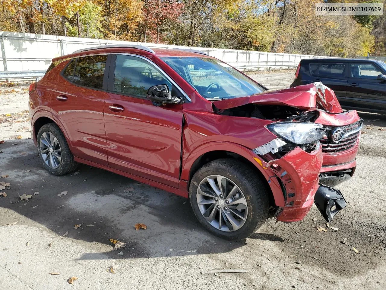 2021 Buick Encore Gx Select VIN: KL4MMESL3MB107669 Lot: 77638644