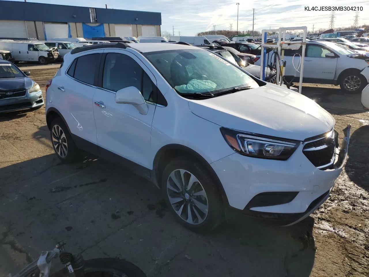 2021 Buick Encore Preferred VIN: KL4CJESB3MB304210 Lot: 80533354