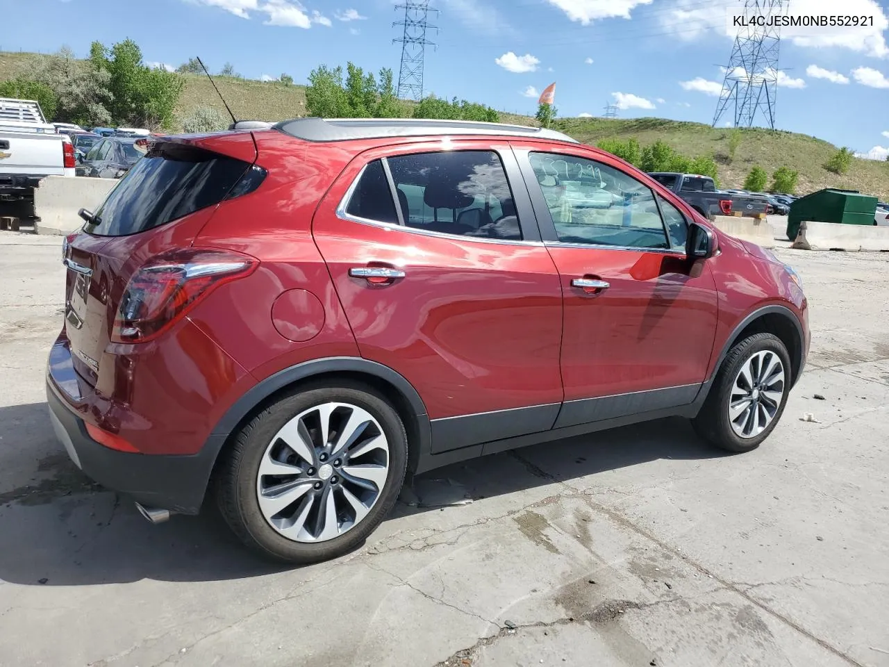 2022 Buick Encore Preferred VIN: KL4CJESM0NB552921 Lot: 56333394