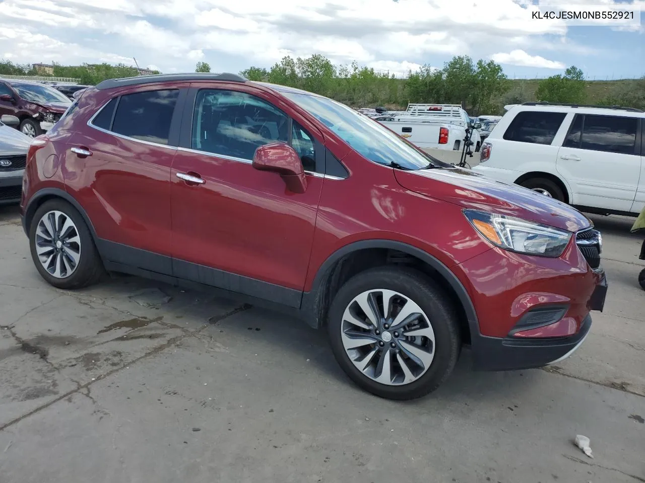 2022 Buick Encore Preferred VIN: KL4CJESM0NB552921 Lot: 56333394