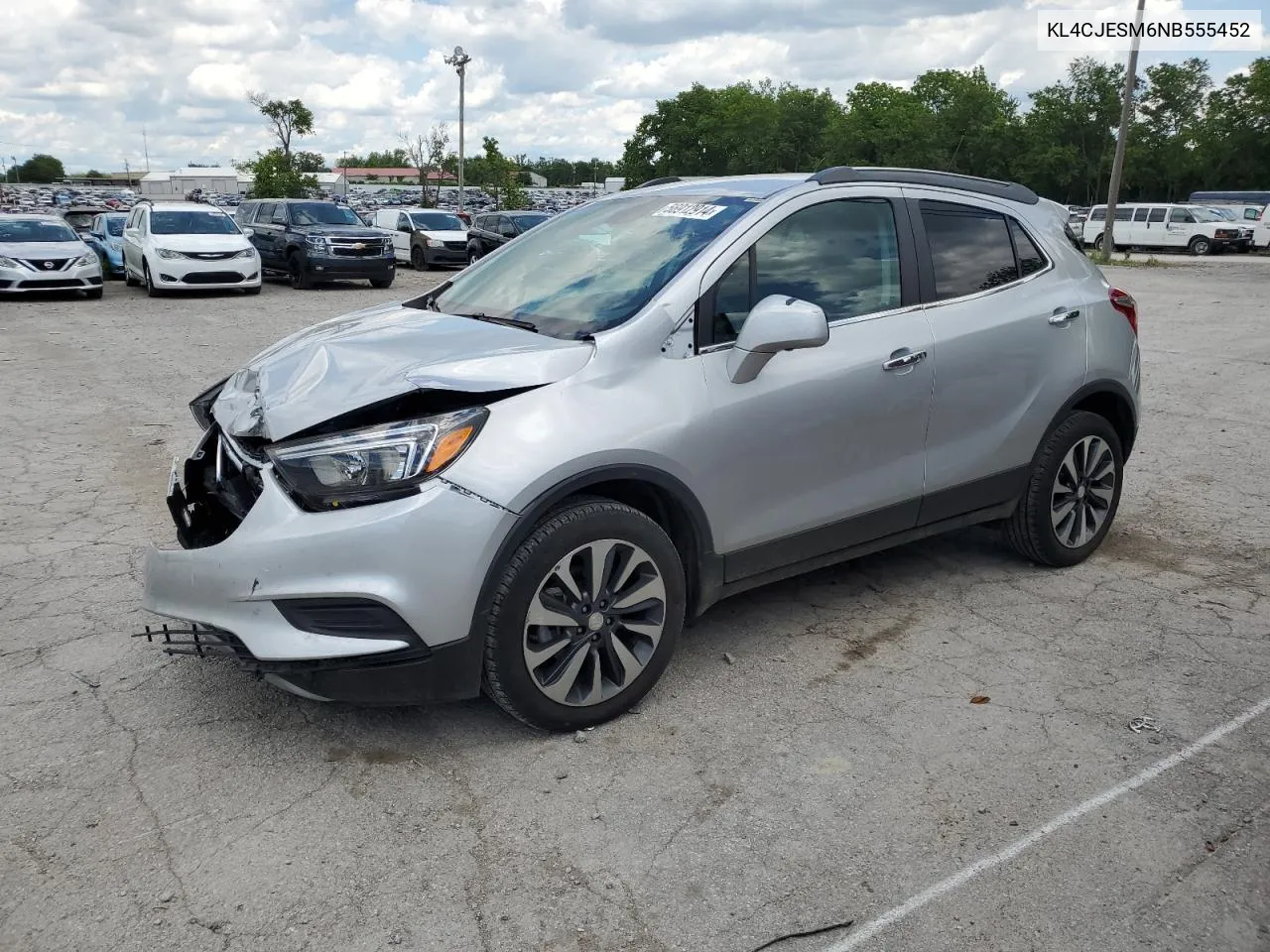 2022 Buick Encore Preferred VIN: KL4CJESM6NB555452 Lot: 56912914