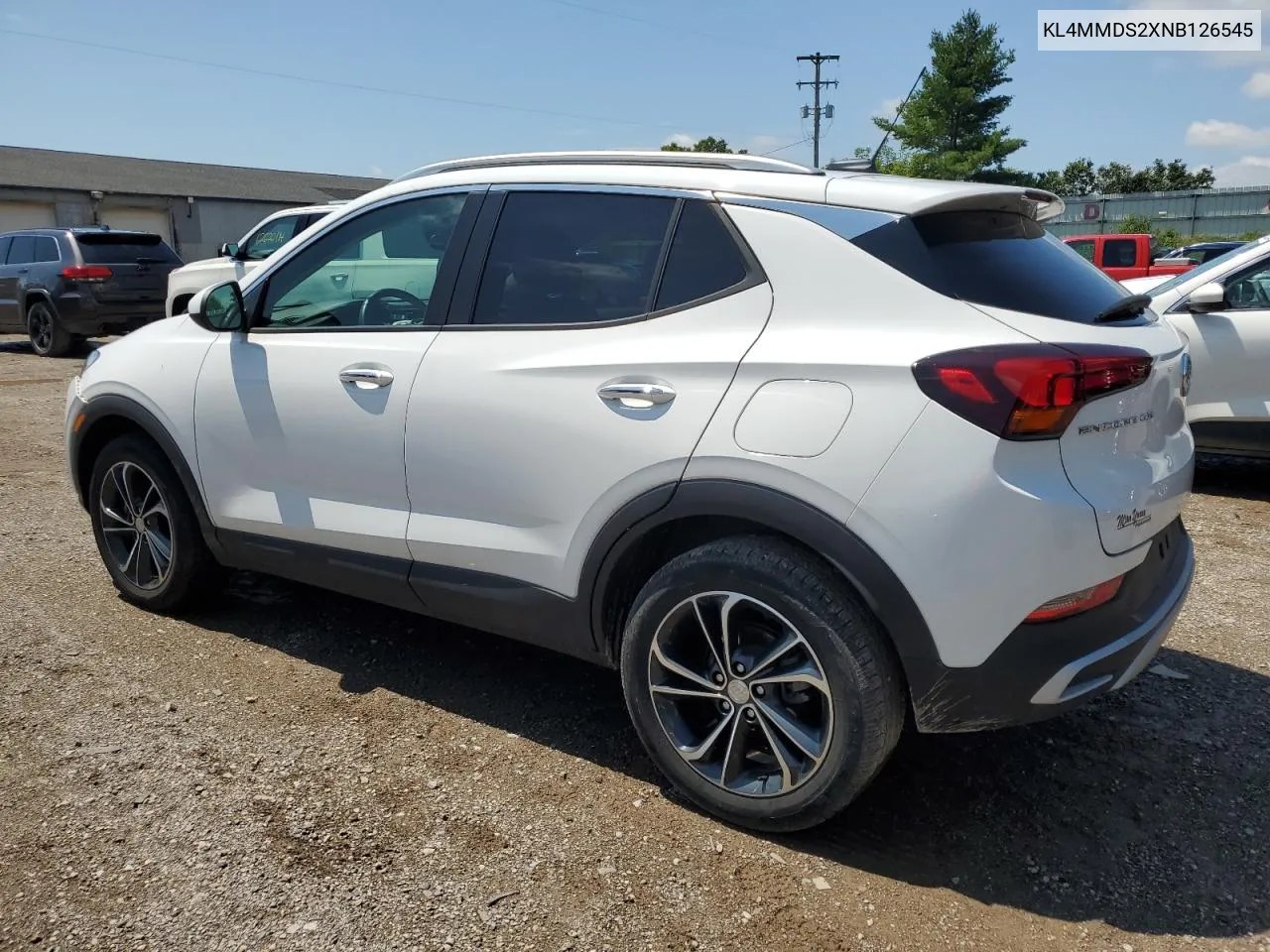 2022 Buick Encore Gx Select VIN: KL4MMDS2XNB126545 Lot: 62606264