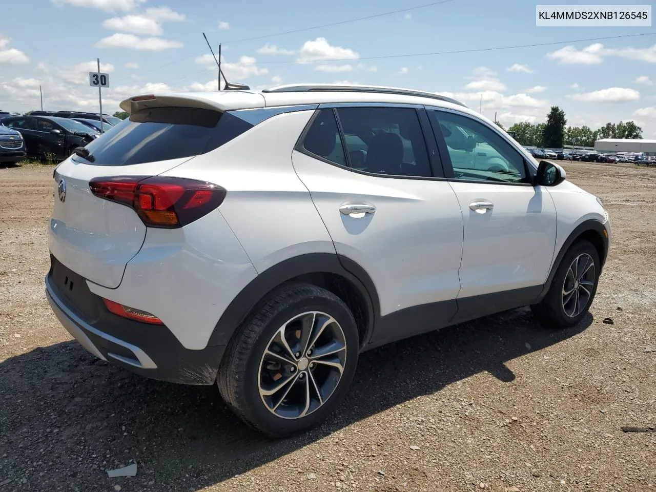 2022 Buick Encore Gx Select VIN: KL4MMDS2XNB126545 Lot: 62606264