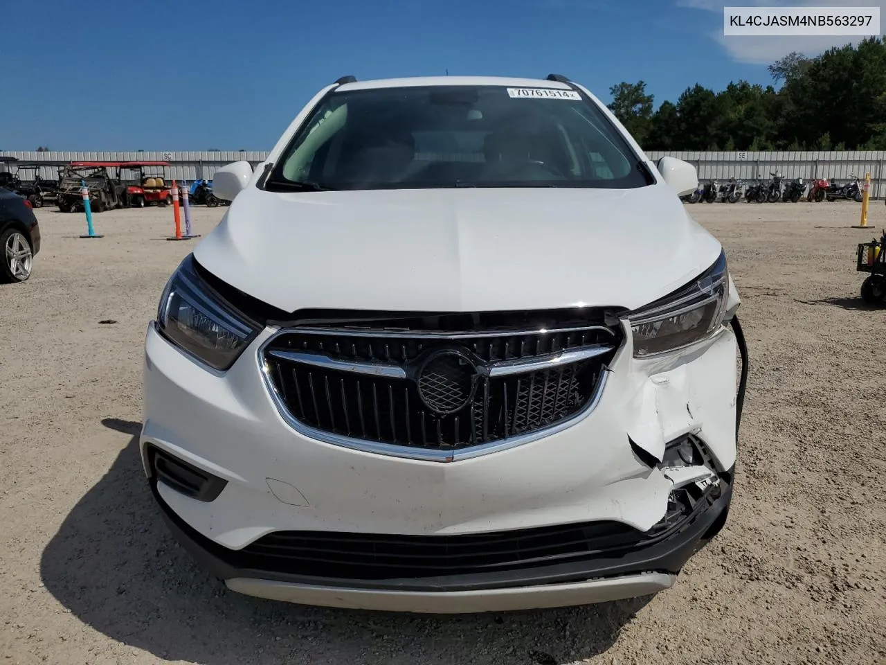 2022 Buick Encore Preferred VIN: KL4CJASM4NB563297 Lot: 70761514