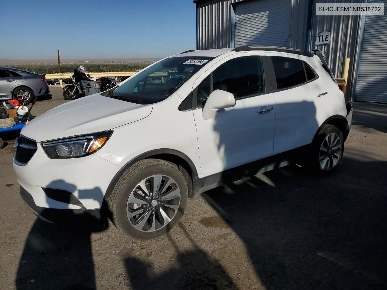 2022 Buick Encore Preferred VIN: KL4CJESM1NB538722 Lot: 73537304