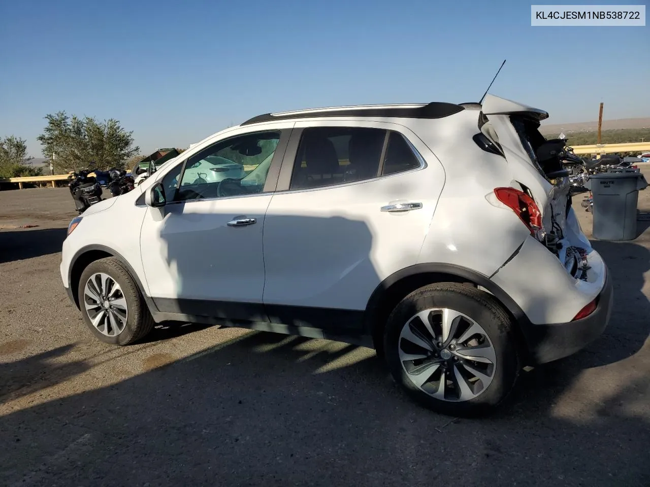 2022 Buick Encore Preferred VIN: KL4CJESM1NB538722 Lot: 73537304