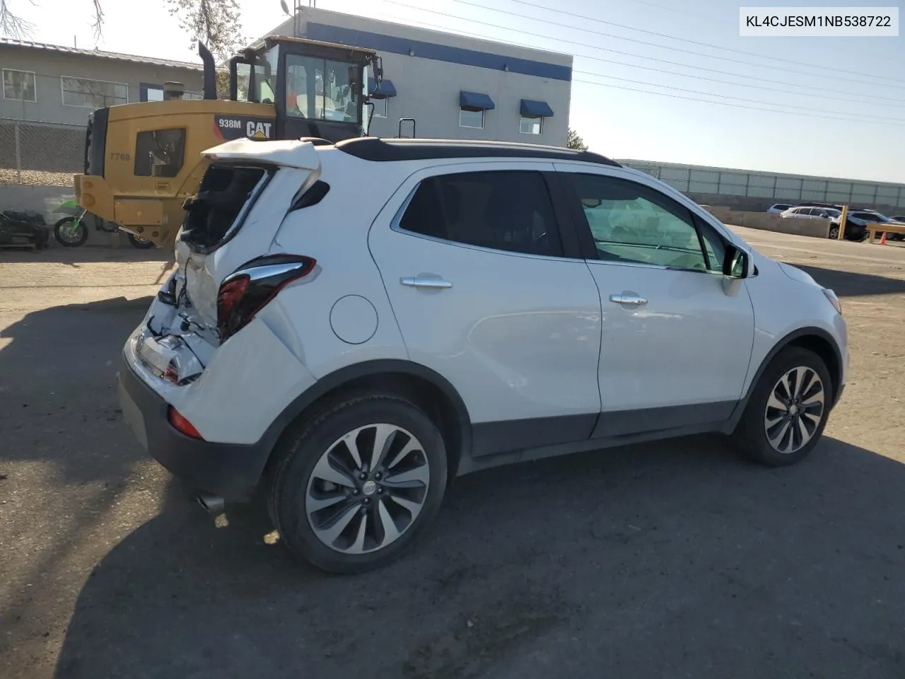 2022 Buick Encore Preferred VIN: KL4CJESM1NB538722 Lot: 73537304