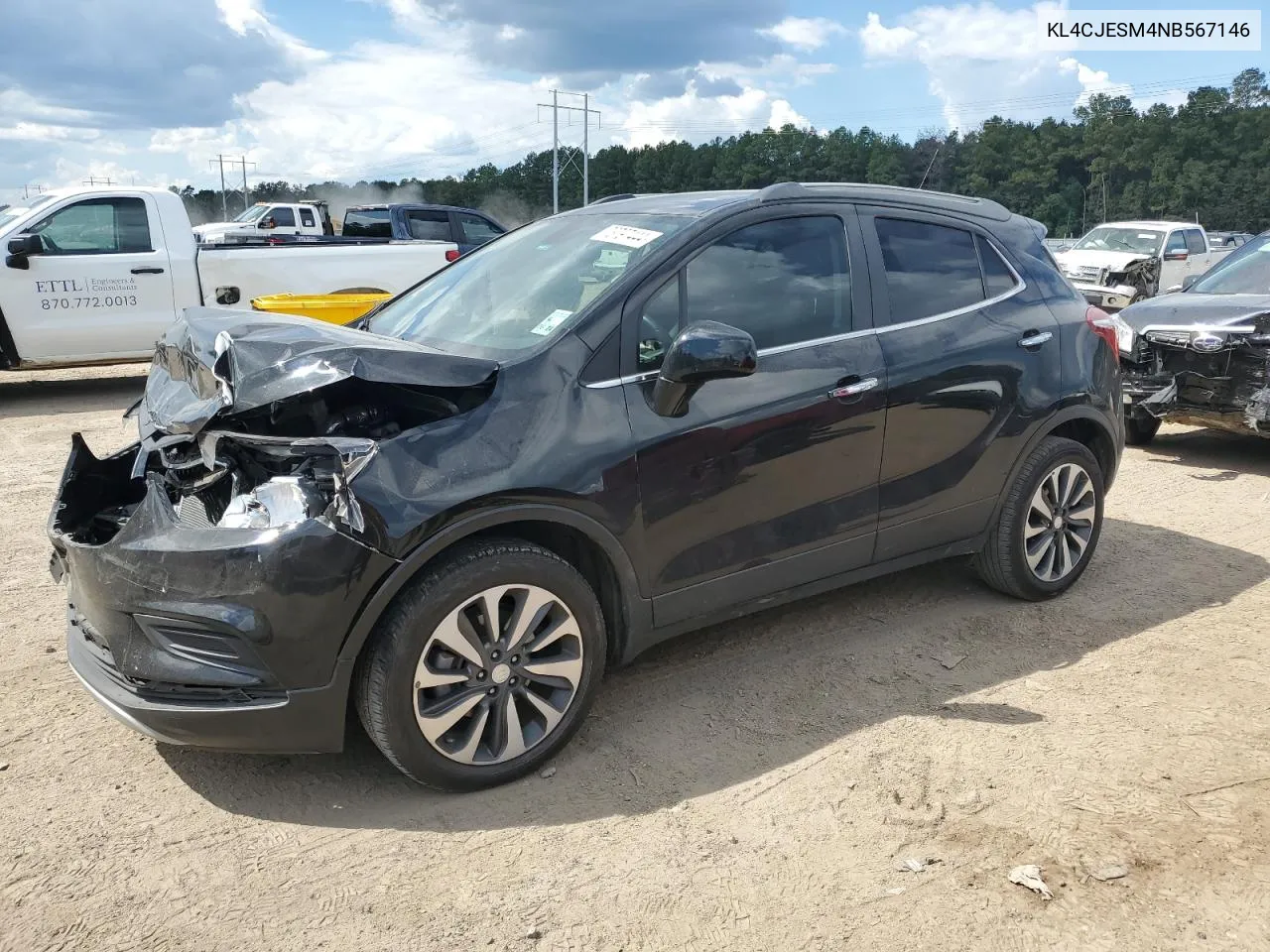 2022 Buick Encore Preferred VIN: KL4CJESM4NB567146 Lot: 73797444