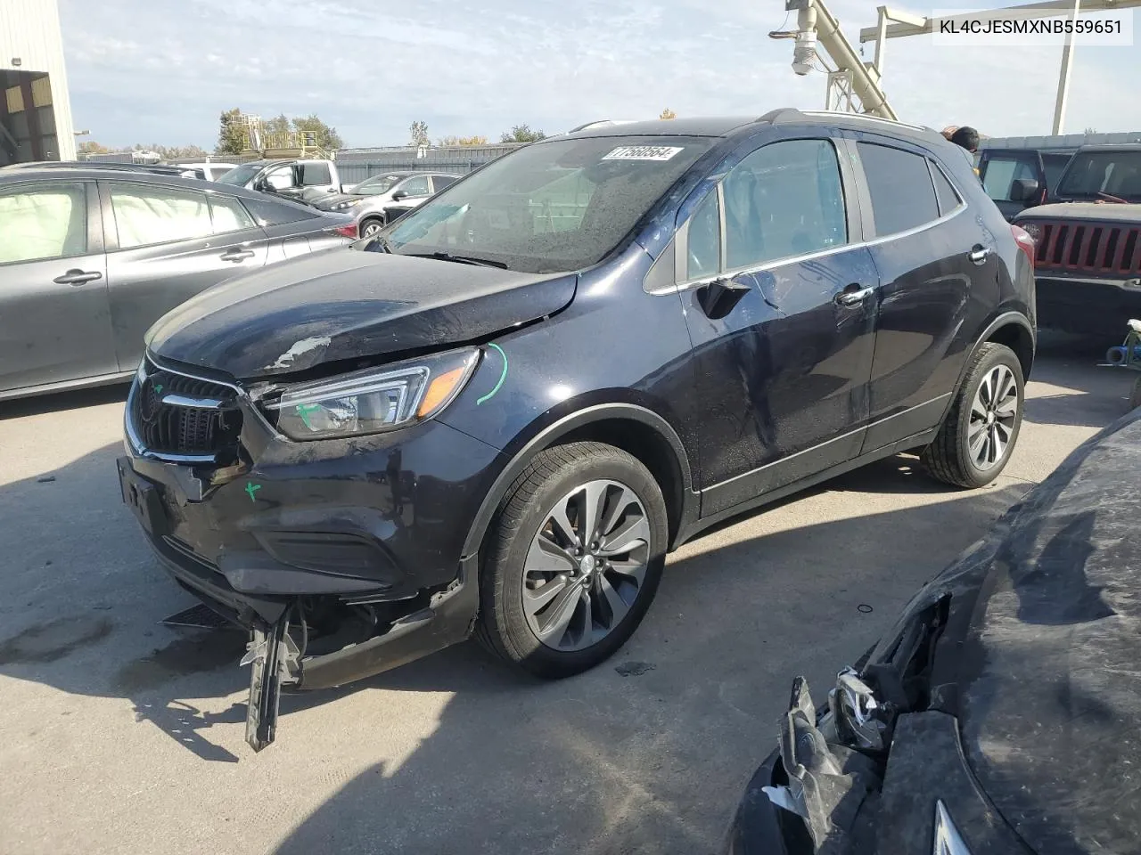 2022 Buick Encore Preferred VIN: KL4CJESMXNB559651 Lot: 77560564