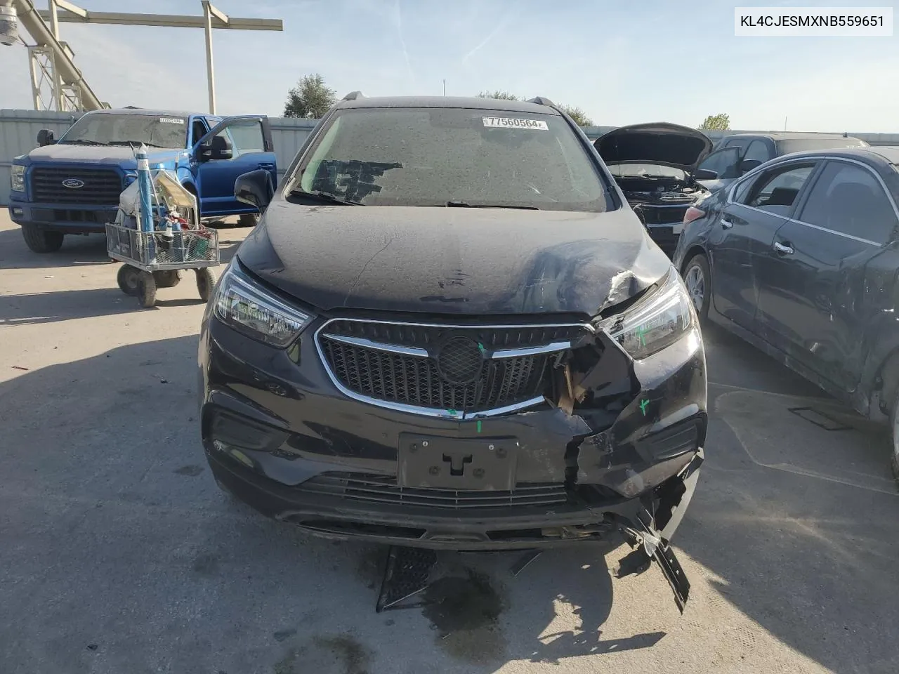 2022 Buick Encore Preferred VIN: KL4CJESMXNB559651 Lot: 77560564