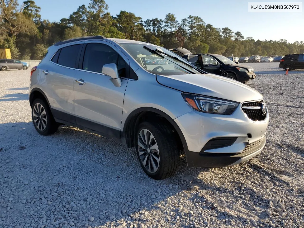 2022 Buick Encore Preferred VIN: KL4CJESM0NB567970 Lot: 78221674