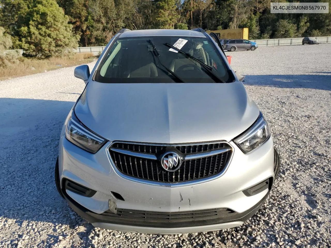 2022 Buick Encore Preferred VIN: KL4CJESM0NB567970 Lot: 78221674