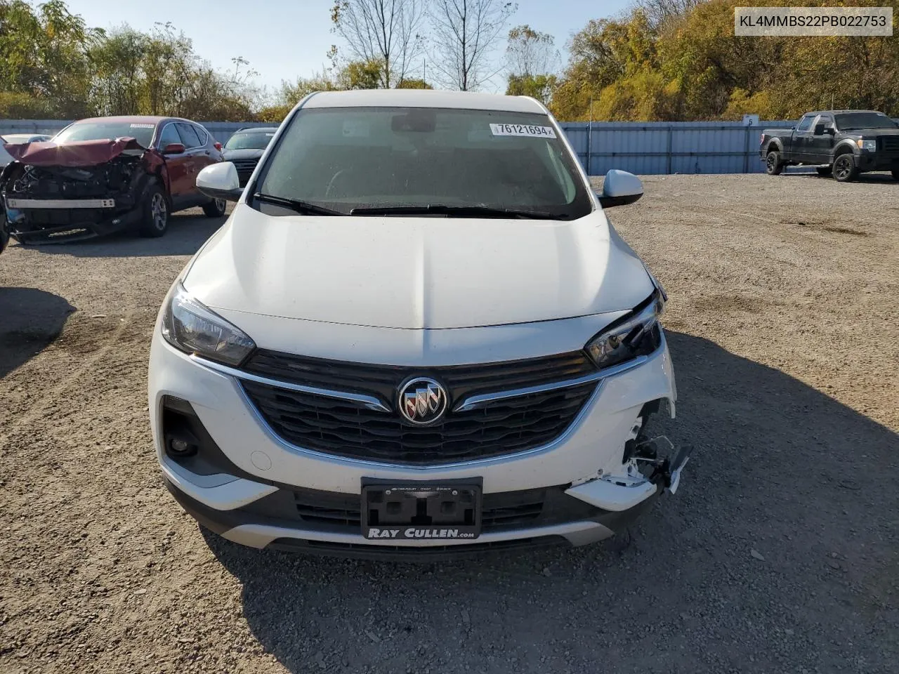 2023 Buick Encore Gx Preferred VIN: KL4MMBS22PB022753 Lot: 76121694