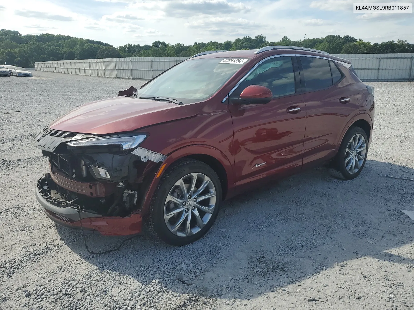 2024 Buick Encore Gx Avenir VIN: KL4AMGSL9RB011857 Lot: 59861354