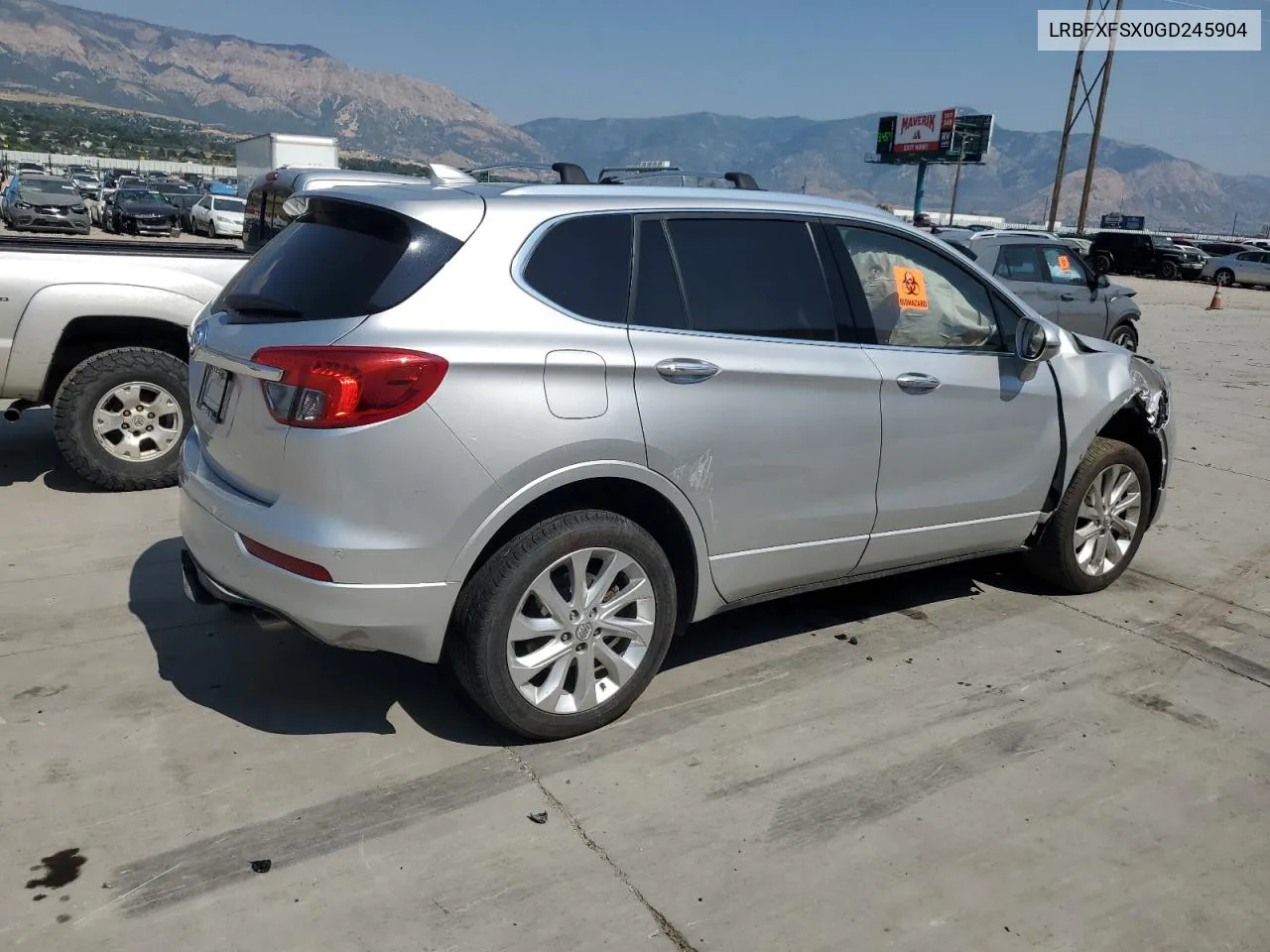 2016 Buick Envision Premium VIN: LRBFXFSX0GD245904 Lot: 64681714