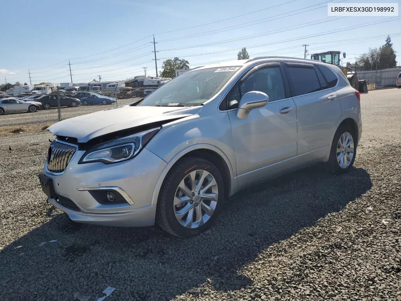 2016 Buick Envision Premium VIN: LRBFXESX3GD198992 Lot: 72047544