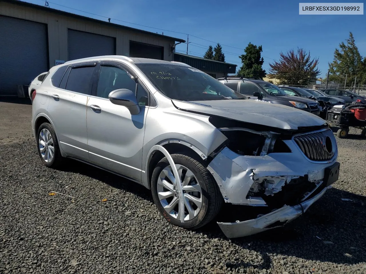 2016 Buick Envision Premium VIN: LRBFXESX3GD198992 Lot: 72047544