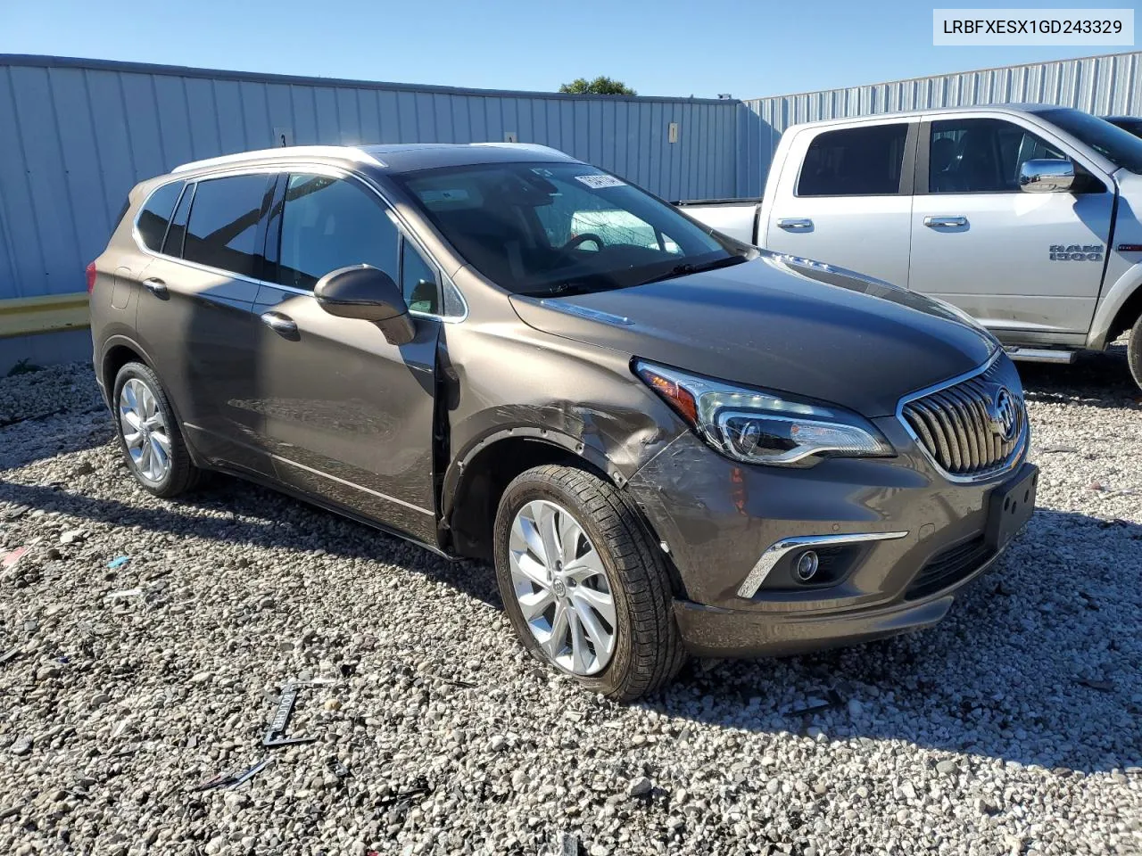 2016 Buick Envision Premium VIN: LRBFXESX1GD243329 Lot: 76341134