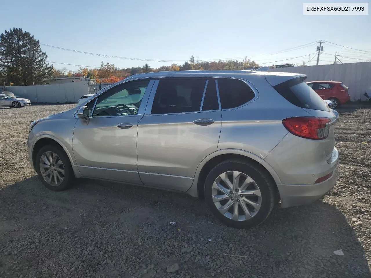 2016 Buick Envision Premium VIN: LRBFXFSX6GD217993 Lot: 77127504