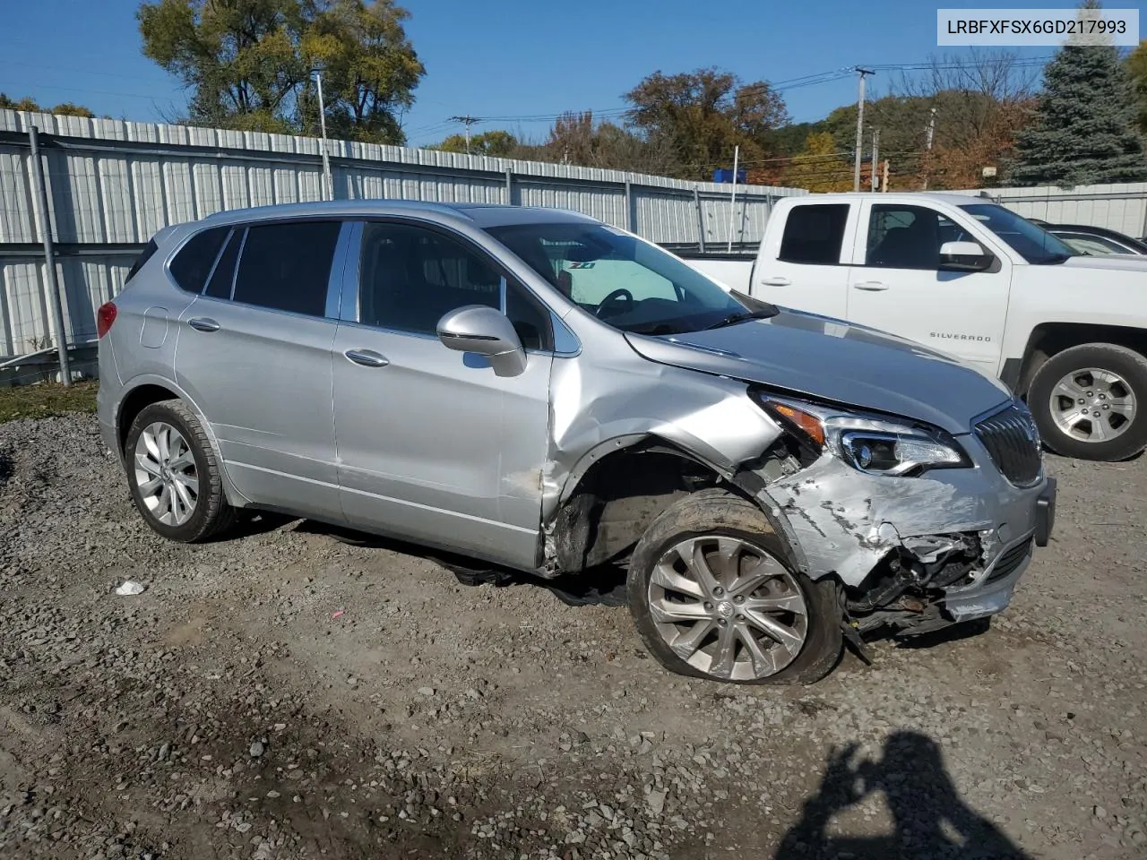 2016 Buick Envision Premium VIN: LRBFXFSX6GD217993 Lot: 77127504