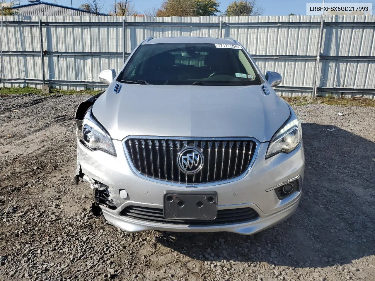 2016 Buick Envision Premium VIN: LRBFXFSX6GD217993 Lot: 77127504