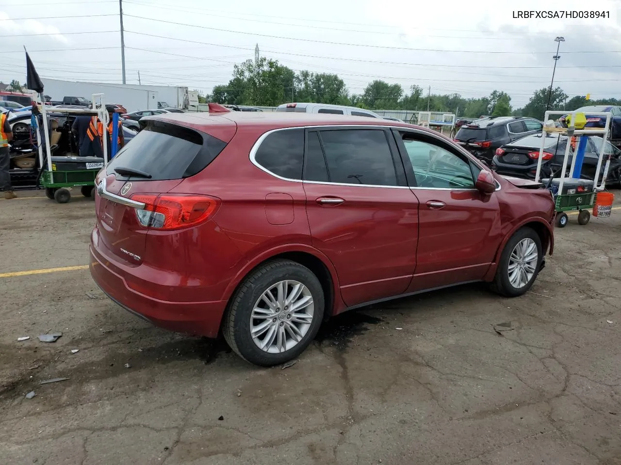 2017 Buick Envision Preferred VIN: LRBFXCSA7HD038941 Lot: 57626614