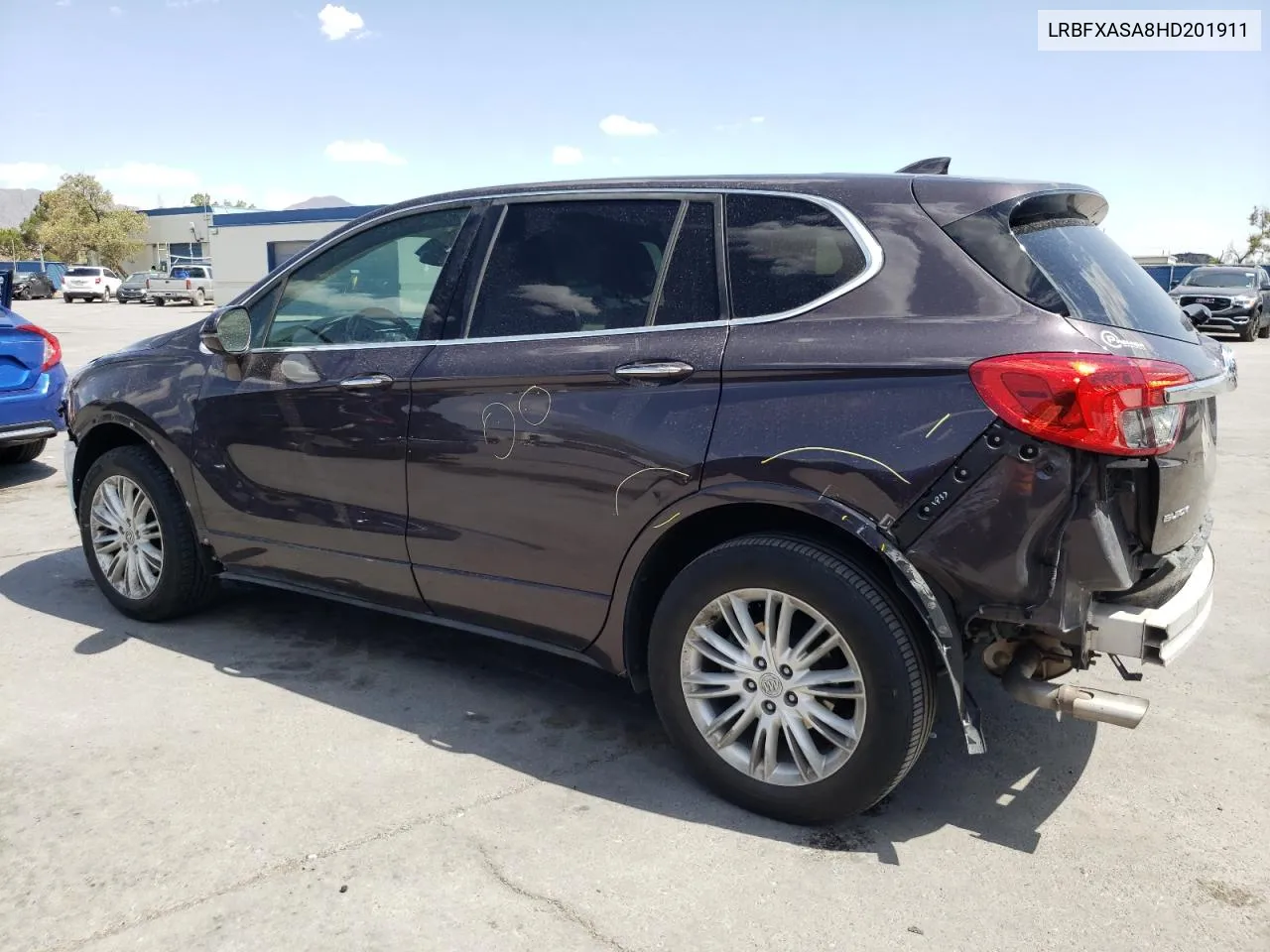 2017 Buick Envision Preferred VIN: LRBFXASA8HD201911 Lot: 63003554