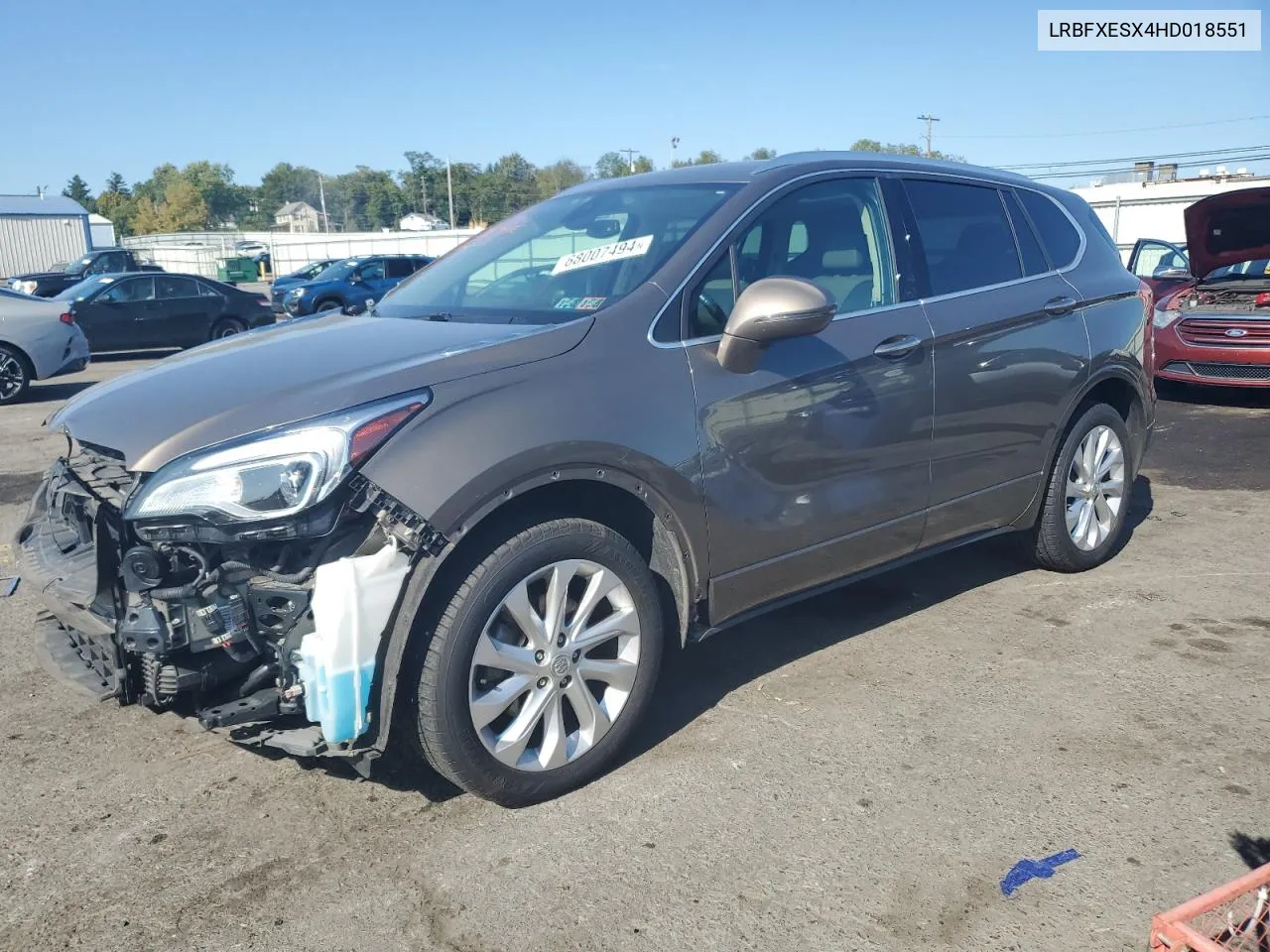 2017 Buick Envision Premium VIN: LRBFXESX4HD018551 Lot: 68007494