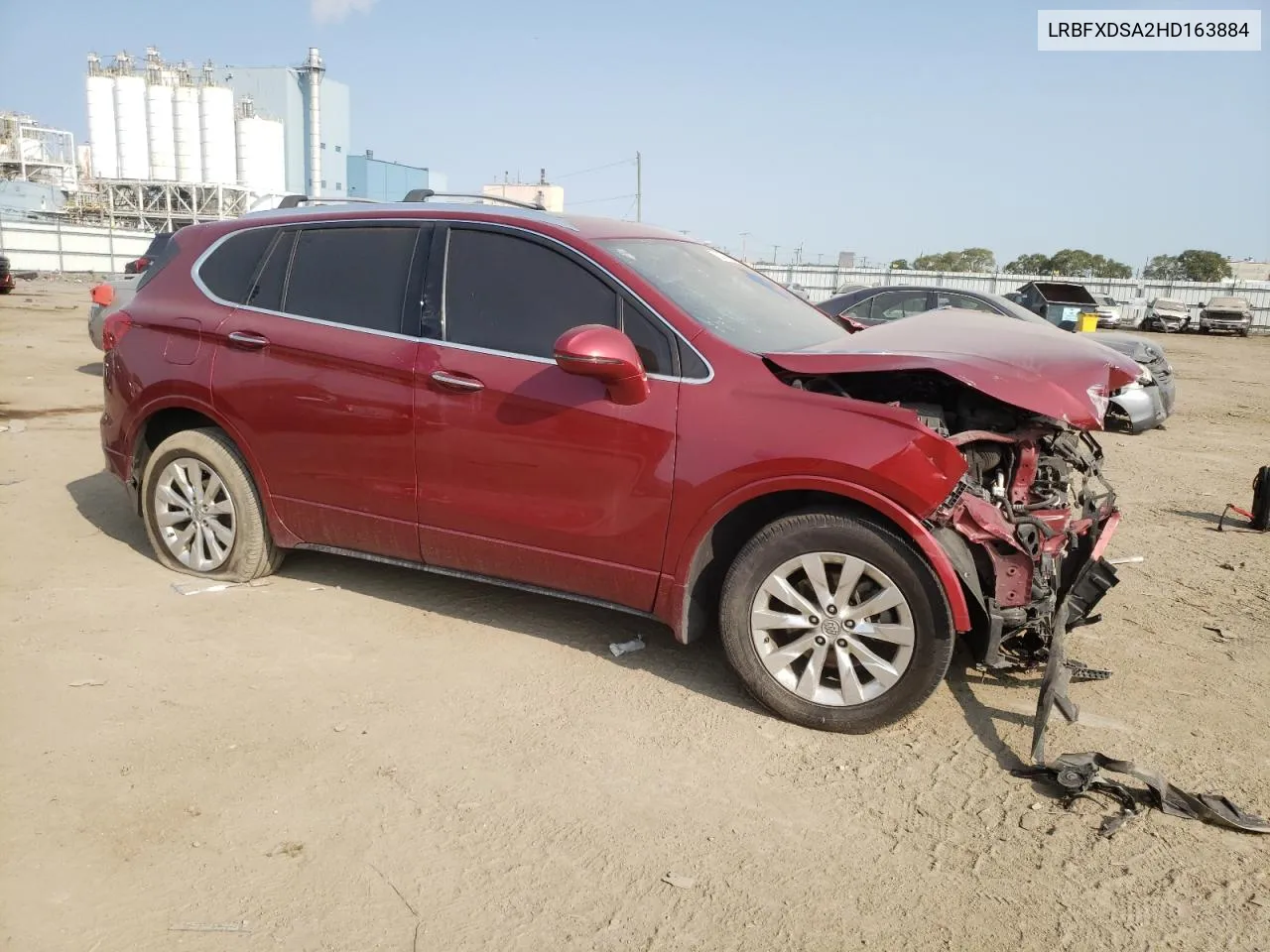 2017 Buick Envision Essence VIN: LRBFXDSA2HD163884 Lot: 70070664