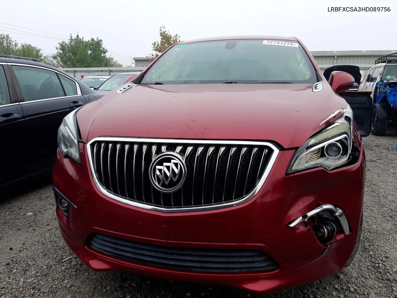 2017 Buick Envision Preferred VIN: LRBFXCSA3HD089756 Lot: 72731274