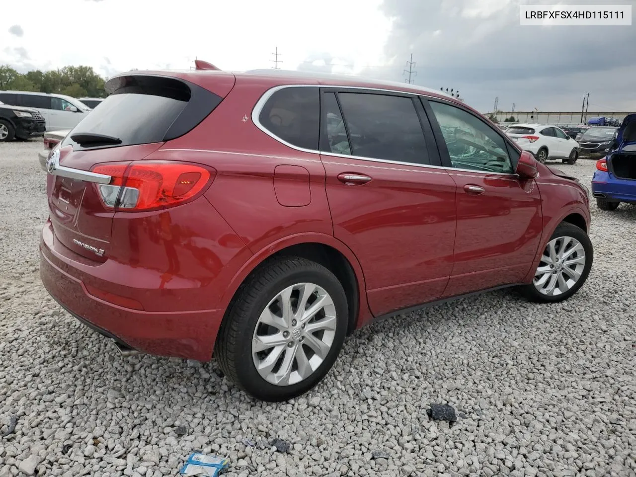 2017 Buick Envision Premium Ii VIN: LRBFXFSX4HD115111 Lot: 72849794