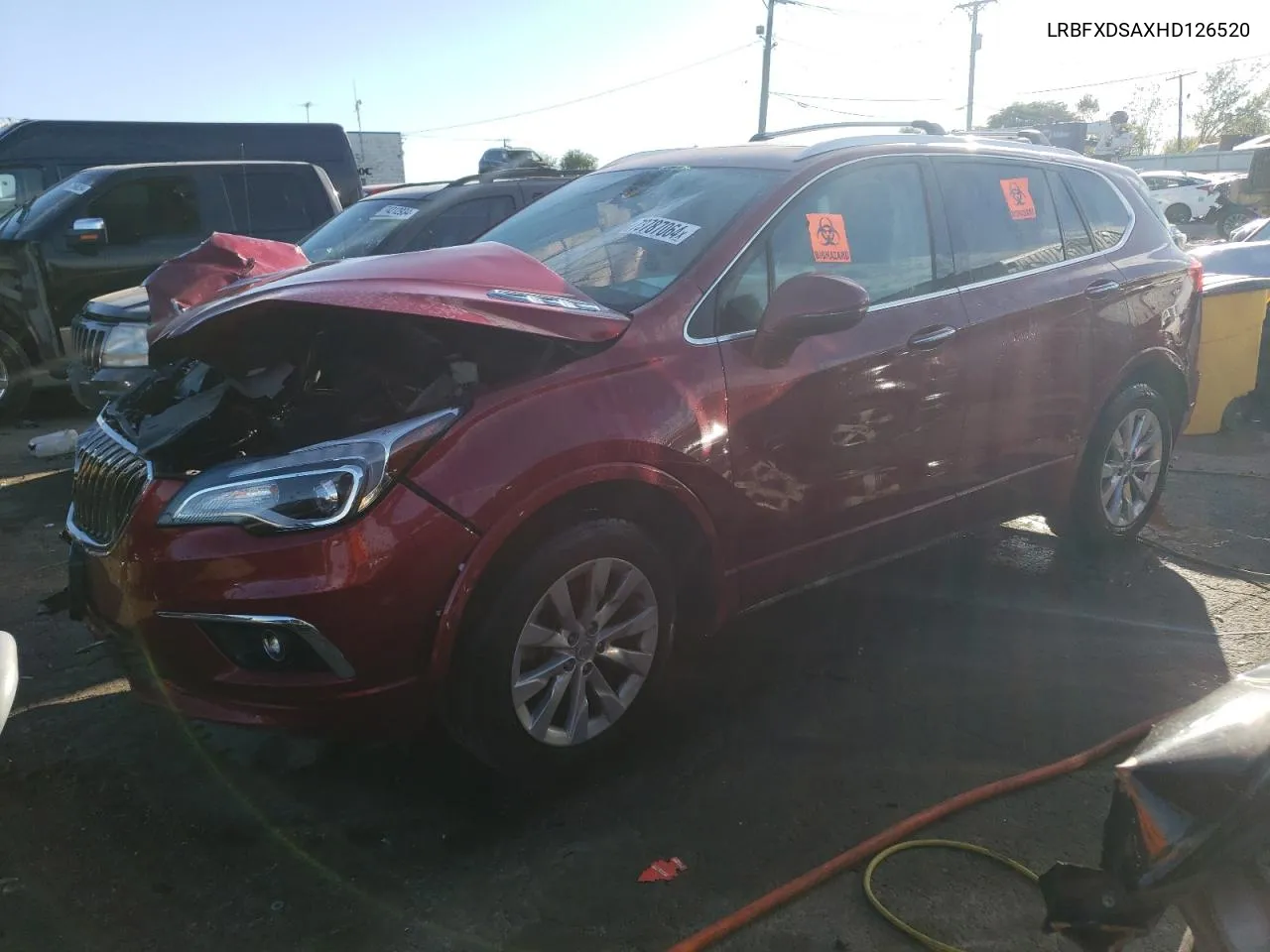 2017 Buick Envision Essence VIN: LRBFXDSAXHD126520 Lot: 73787064