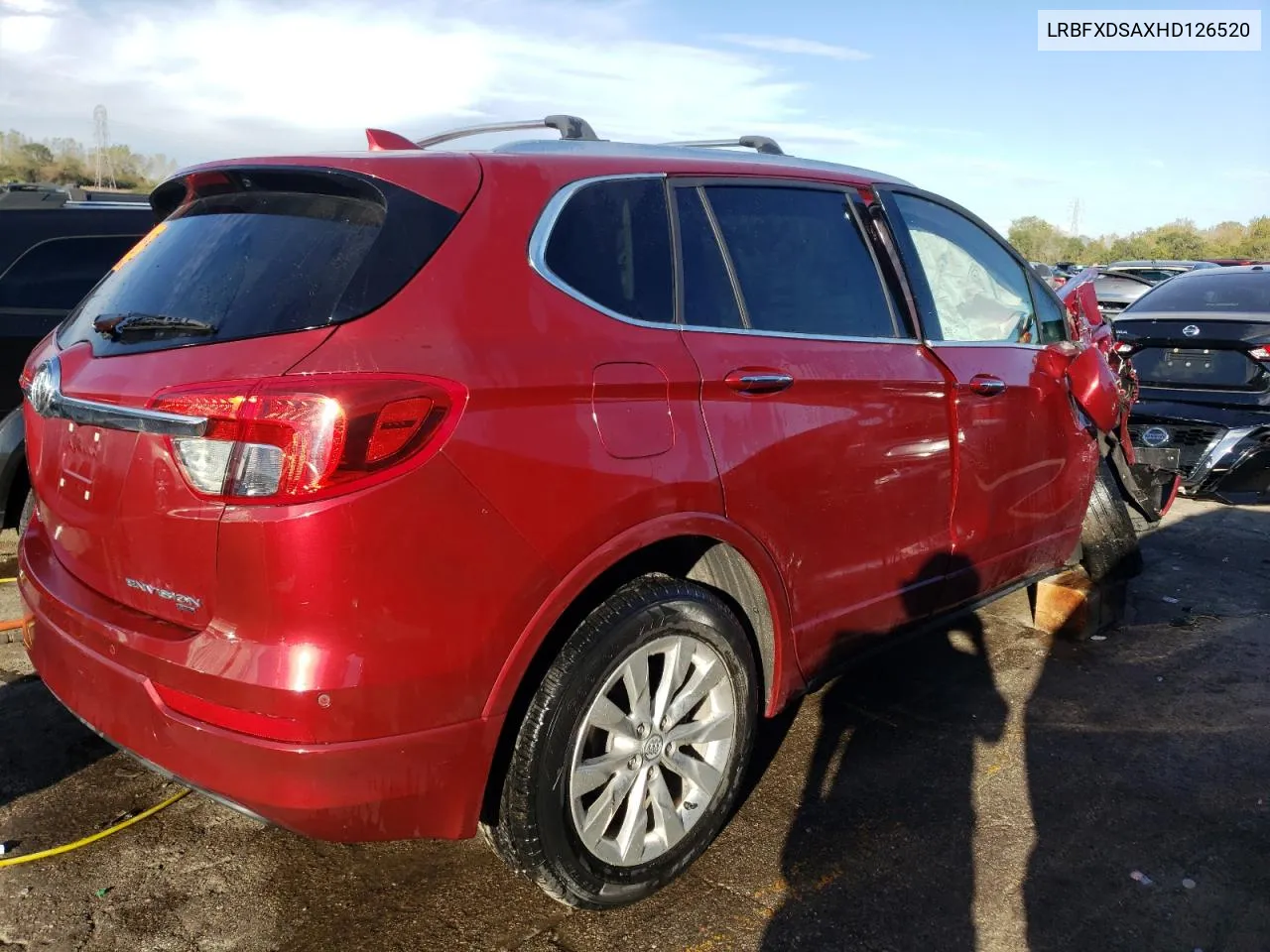 2017 Buick Envision Essence VIN: LRBFXDSAXHD126520 Lot: 73787064