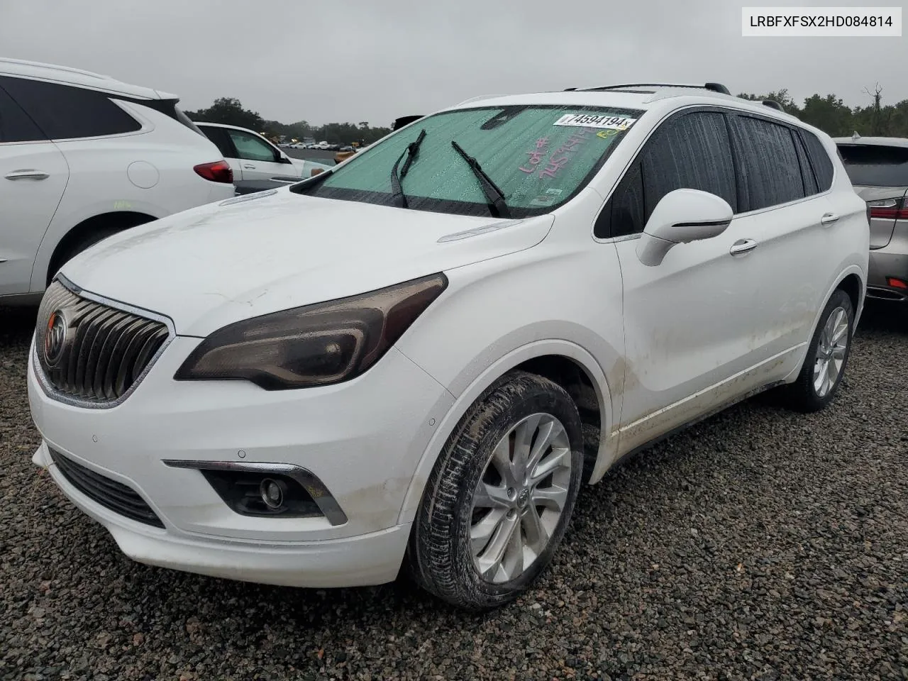 2017 Buick Envision Premium Ii VIN: LRBFXFSX2HD084814 Lot: 74594194